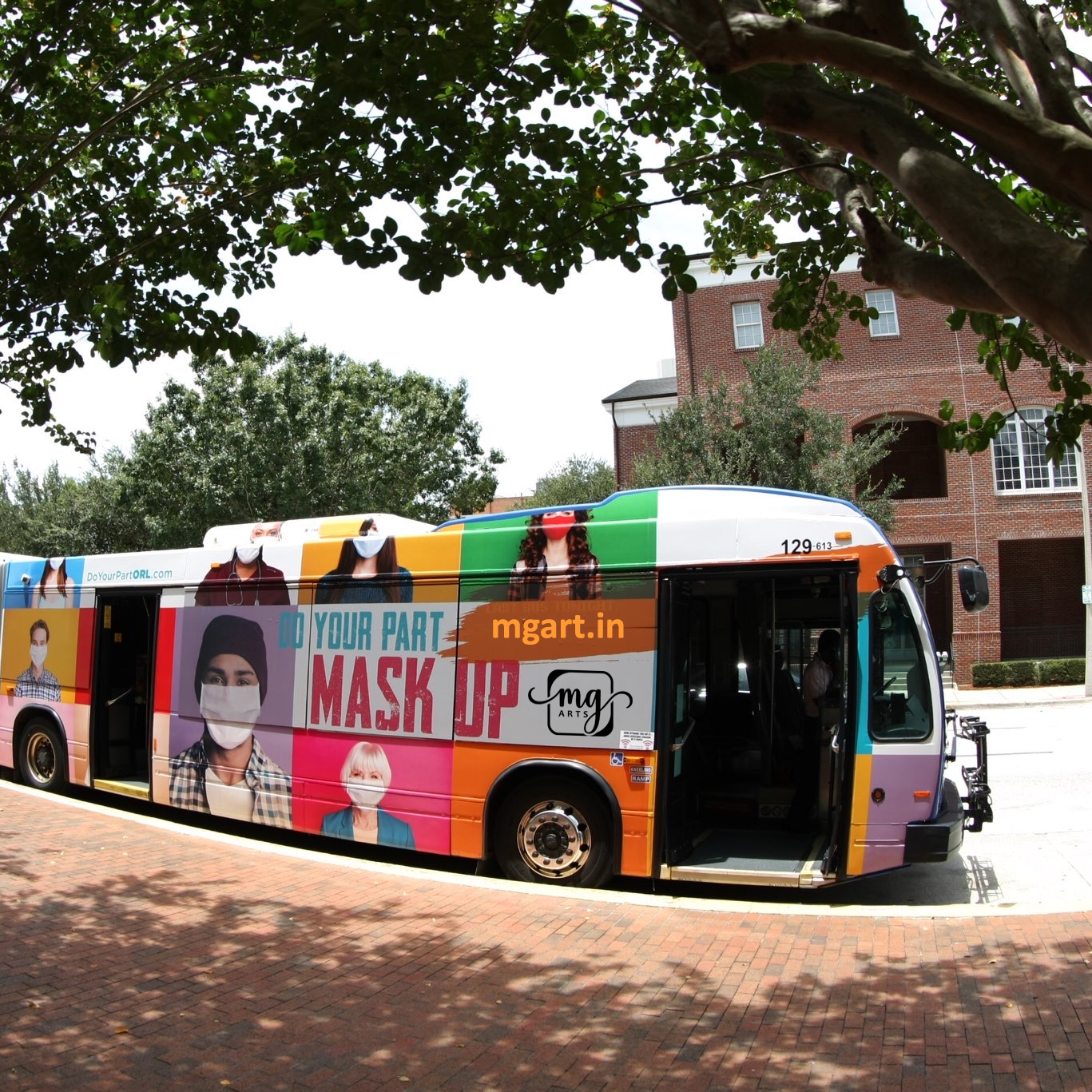 Digitally Printed Bus Wraps